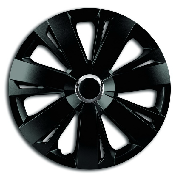 SET CAPACE ROTI 16` NEGRE CU INEL CROMAT ENERGY Cod producator: 78581