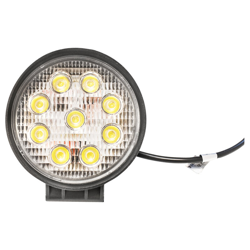 Lampa 9 LED-uri 10-60V 27W unghi de radiere 60 rotund