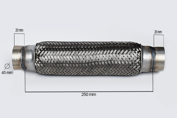 RACORD FLEXIBIL OUTER BRAID (A) 45X250 MM: 33741