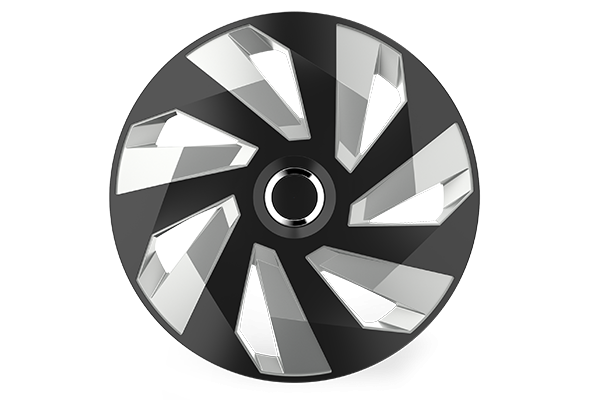 SET CAPACE ROTI 16` VECTOR RC SILVER&BLACK Cod producator: 44358