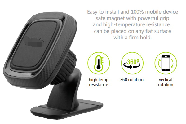 SUPORT TELEFON MAGNETIC AUTO CU FIXARE PE BORD 02811