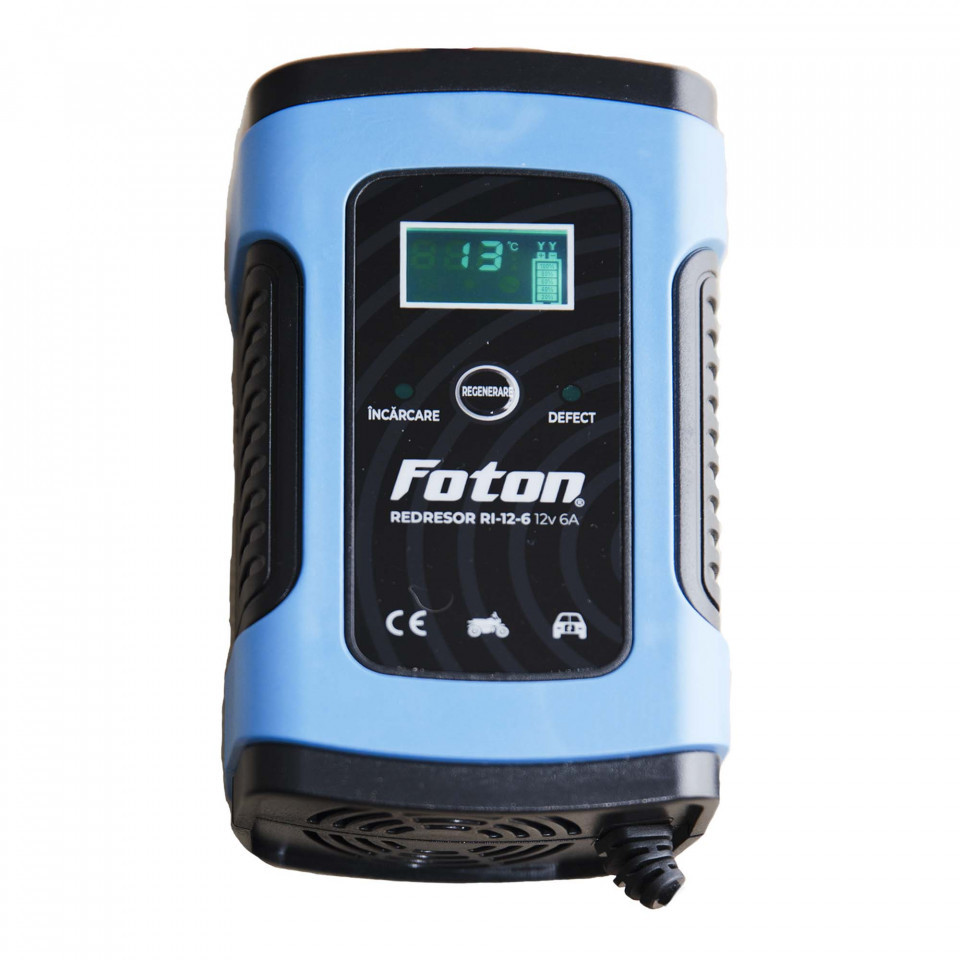Recomandat Redresor inteligent Foton RI-12-6 cu desulfatare – 12V/6A 640052