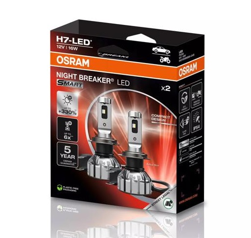 Bec Led Osram Night Breaker H7 Led Smart JURIDICE