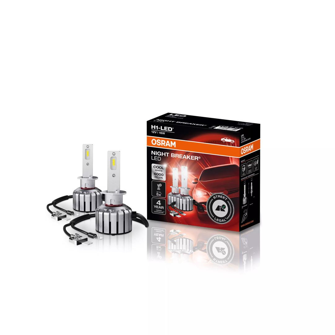 Bec Led Osram Night Breaker H1 P14,5s OMOLOGATE RAR 64150DWNB2HFB