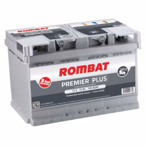 Baterie auto Rombat Premier 75Ah 750A 12V