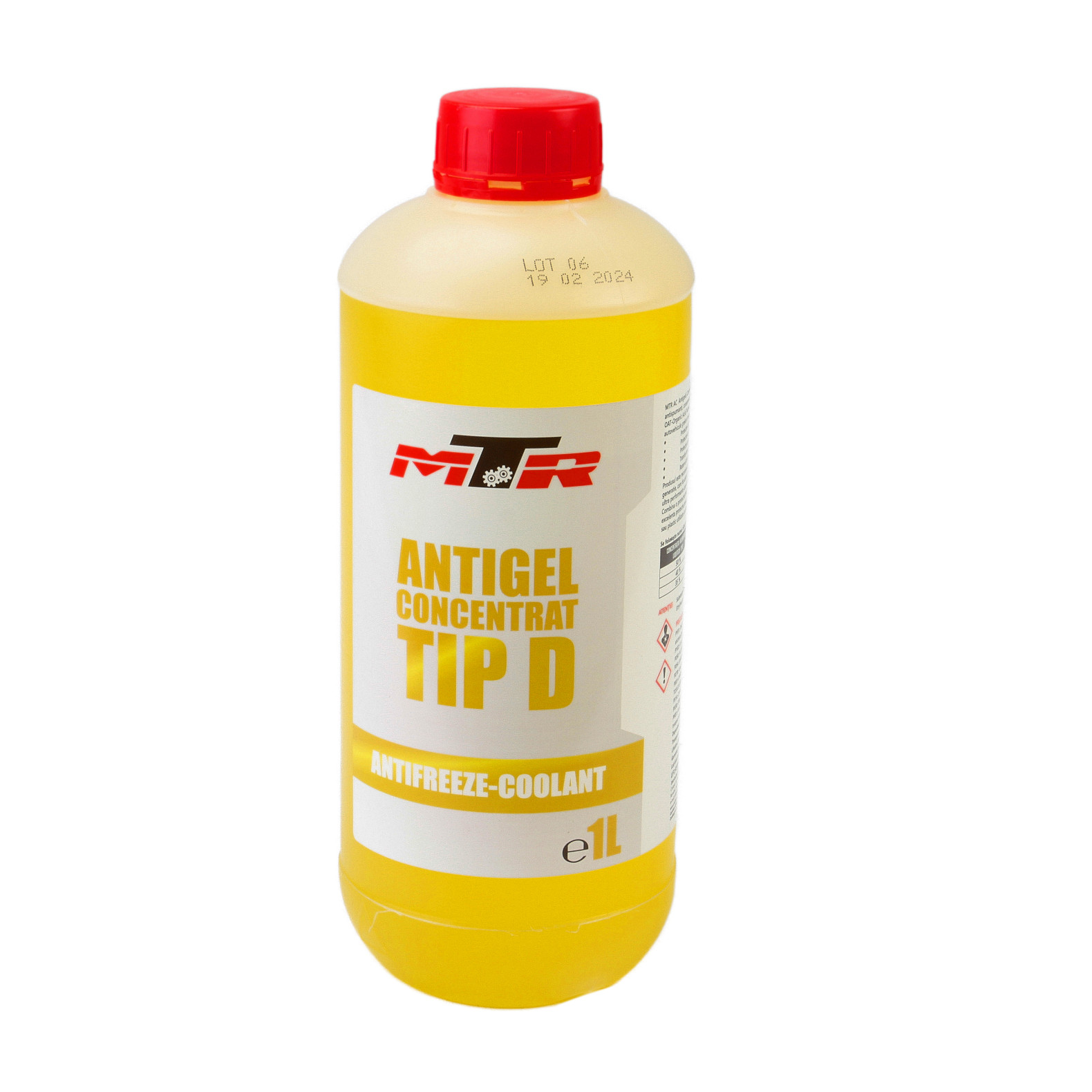 Recomandat Antigel concentrat MTR Galben Tip D (-36°C) 1L