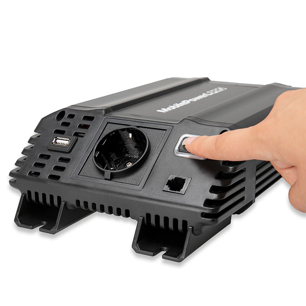 INVERTOR DE TENSIUNE HEYNER PREMIUM L PRO 600-1200W ALIMENTARE 12V IESIRE 230V CU USB Cod producator: 511940