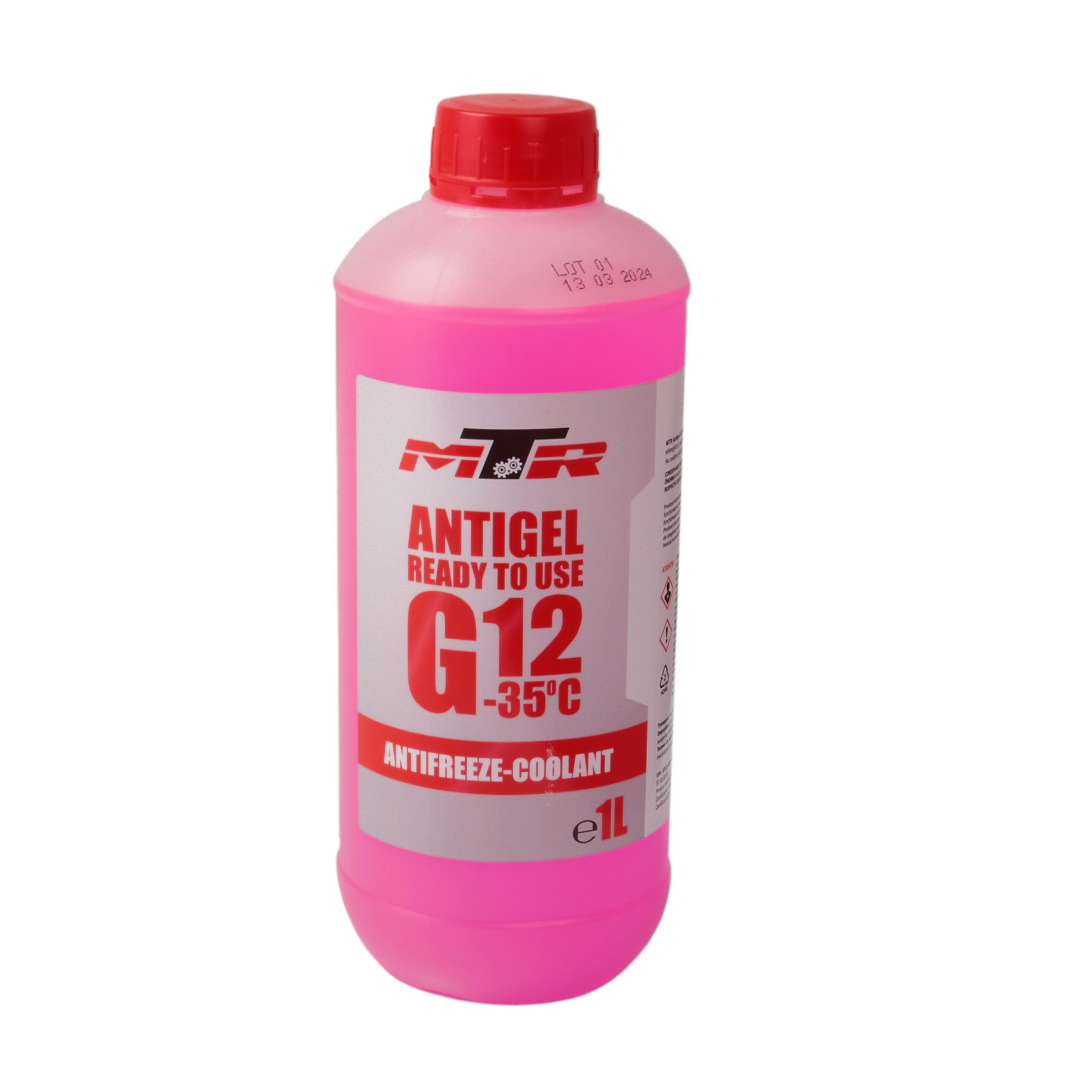 Recomandat Antigel diluat MTR Rosu G12 (-35°C) 1L