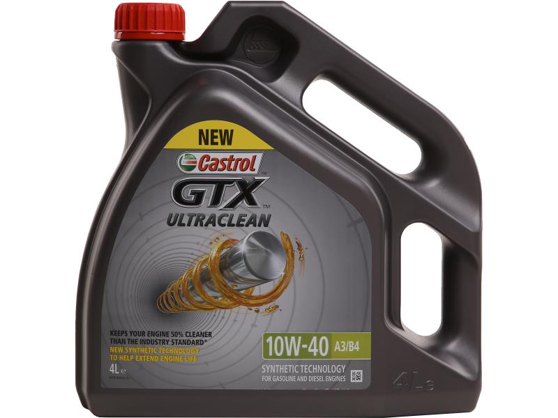 Ulei de motor CASTROL GTX ULTRACLEAN 10W-40 – 4I