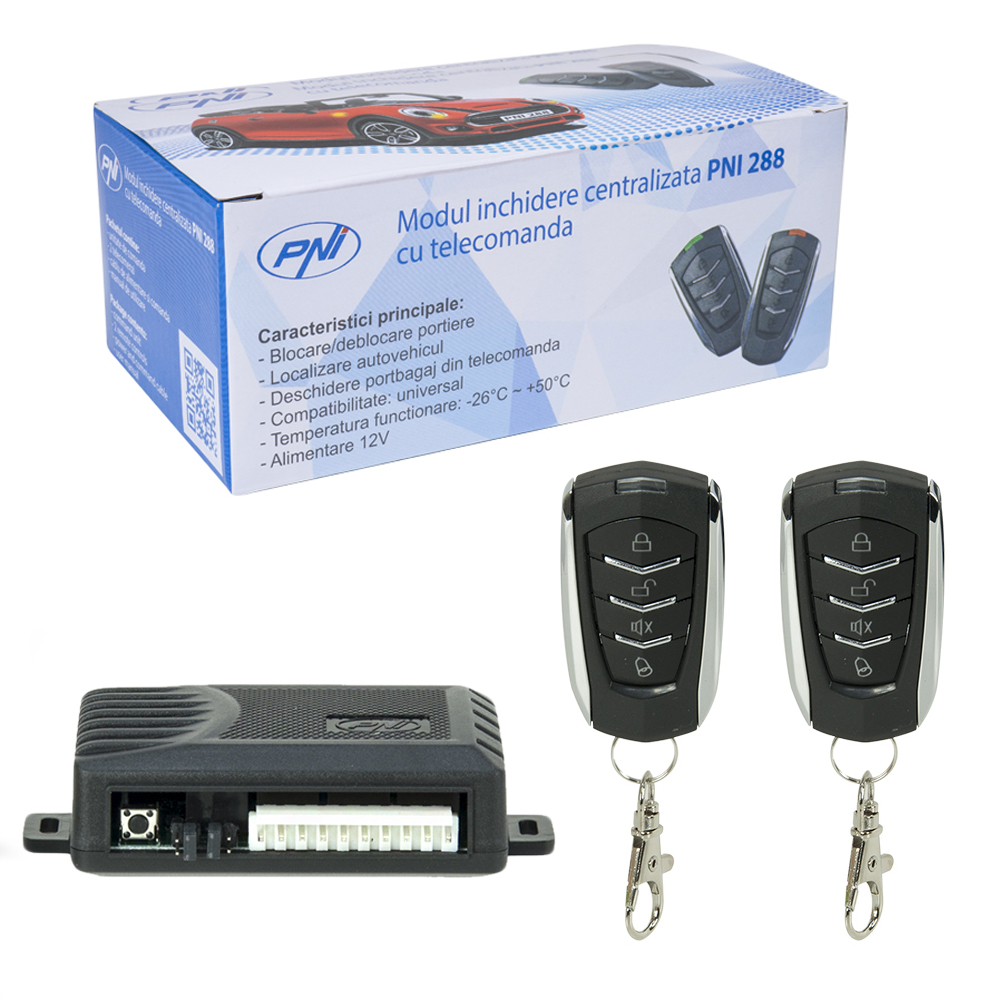 MODUL INCHIDERE CENTRALIZATA CU TELECOMANDA PNI(INCLUDE TAXA DE TIMBRU VERDE) Cod producator: PNI288